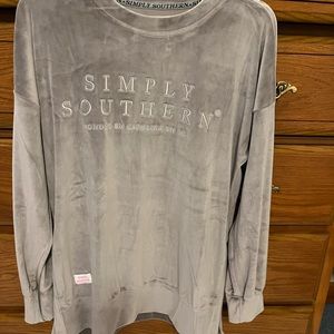 COPY - Simply Southern velour light brown in excellent condition